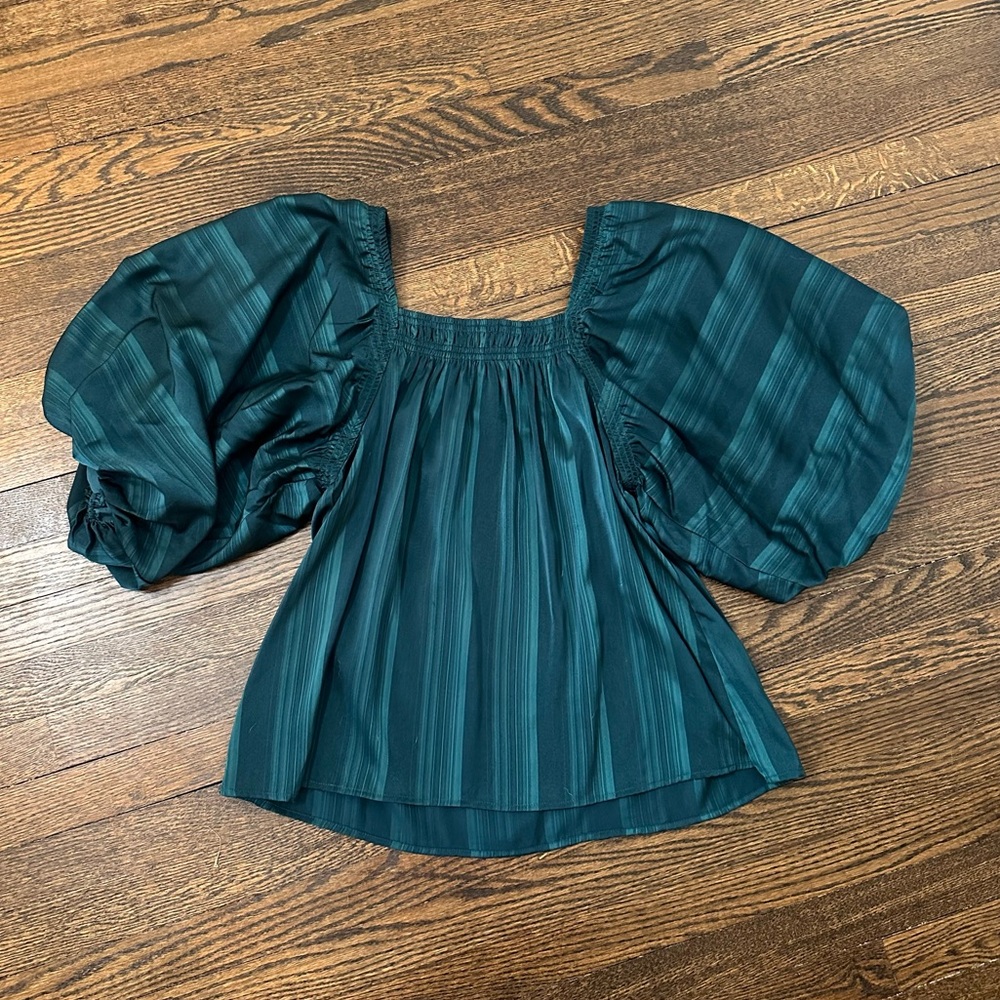 Holiday Emerald Blouse